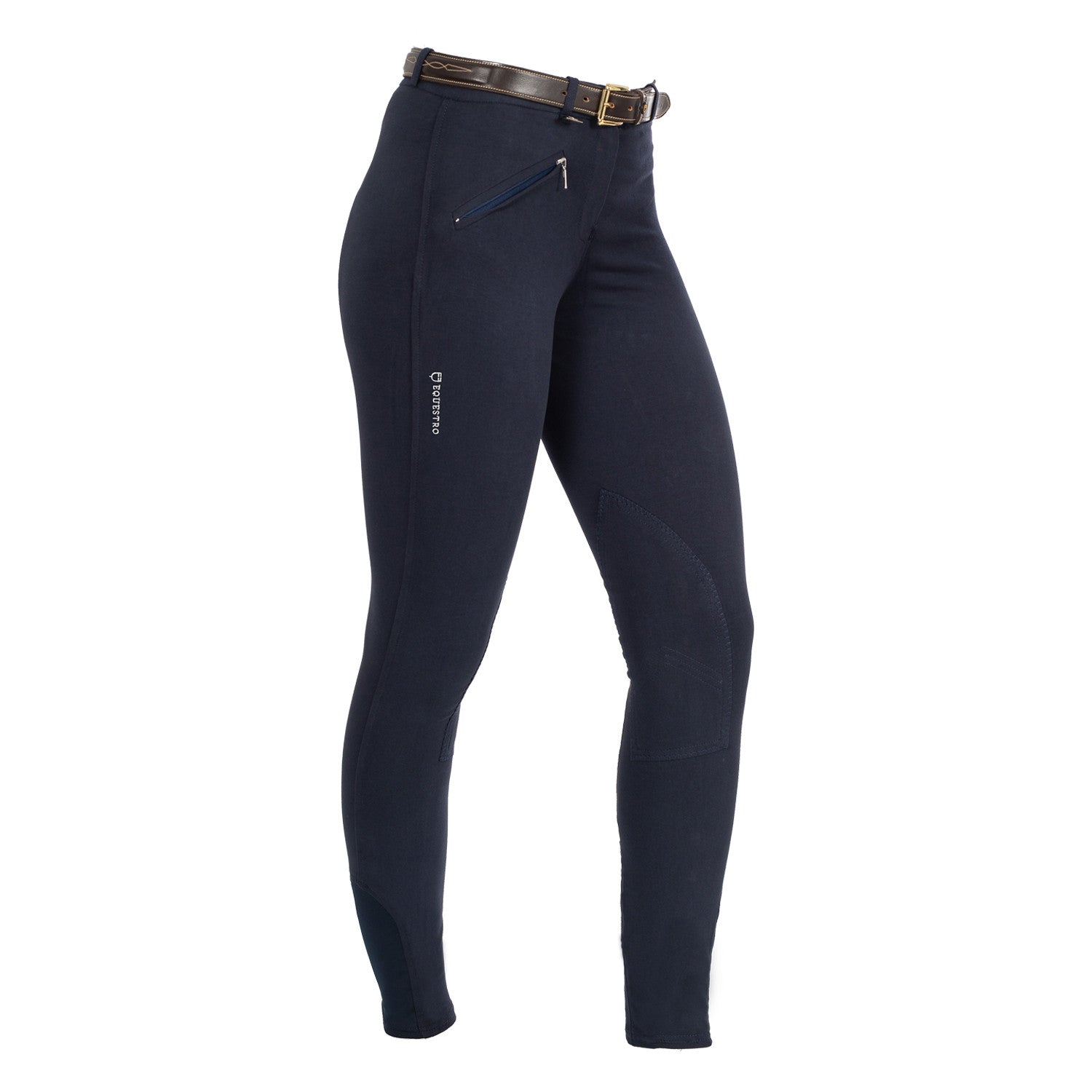 Pantaloni donna modello selene in cotone elasticizzato