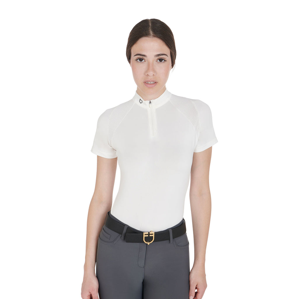Polo tecnica donna slim fit da allenamento