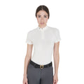 Polo tecnica donna slim fit da allenamento