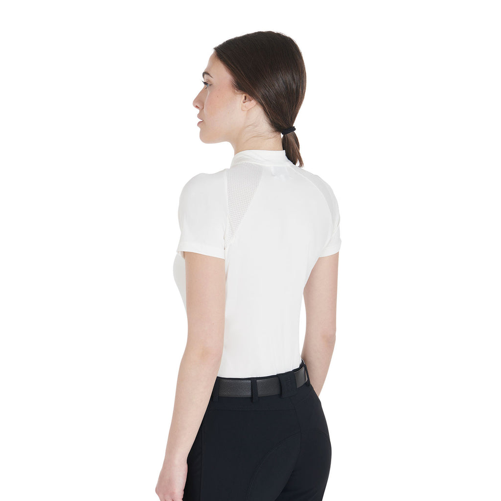 Polo tecnica donna slim fit da allenamento