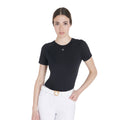T-shirt tecnica equestro donna slim fit da allenamento