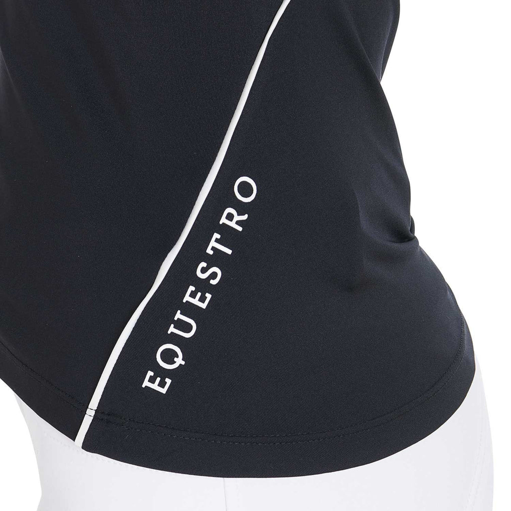 T-shirt tecnica equestro donna slim fit da allenamento